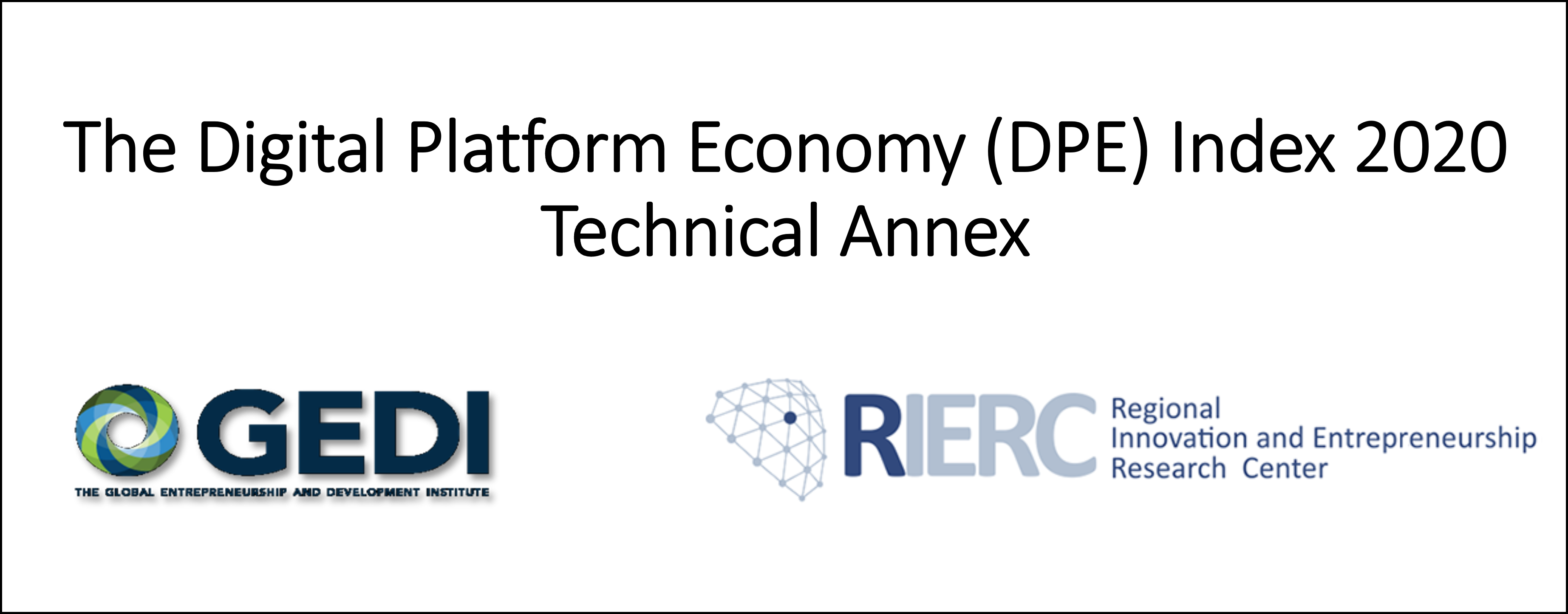Technial Annex for the DPE 2020 Dataset